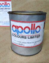 United Kingdom APOLLO APOLLO silk screen printing ink glass metal nylon ink C31 four color red with 13% tax