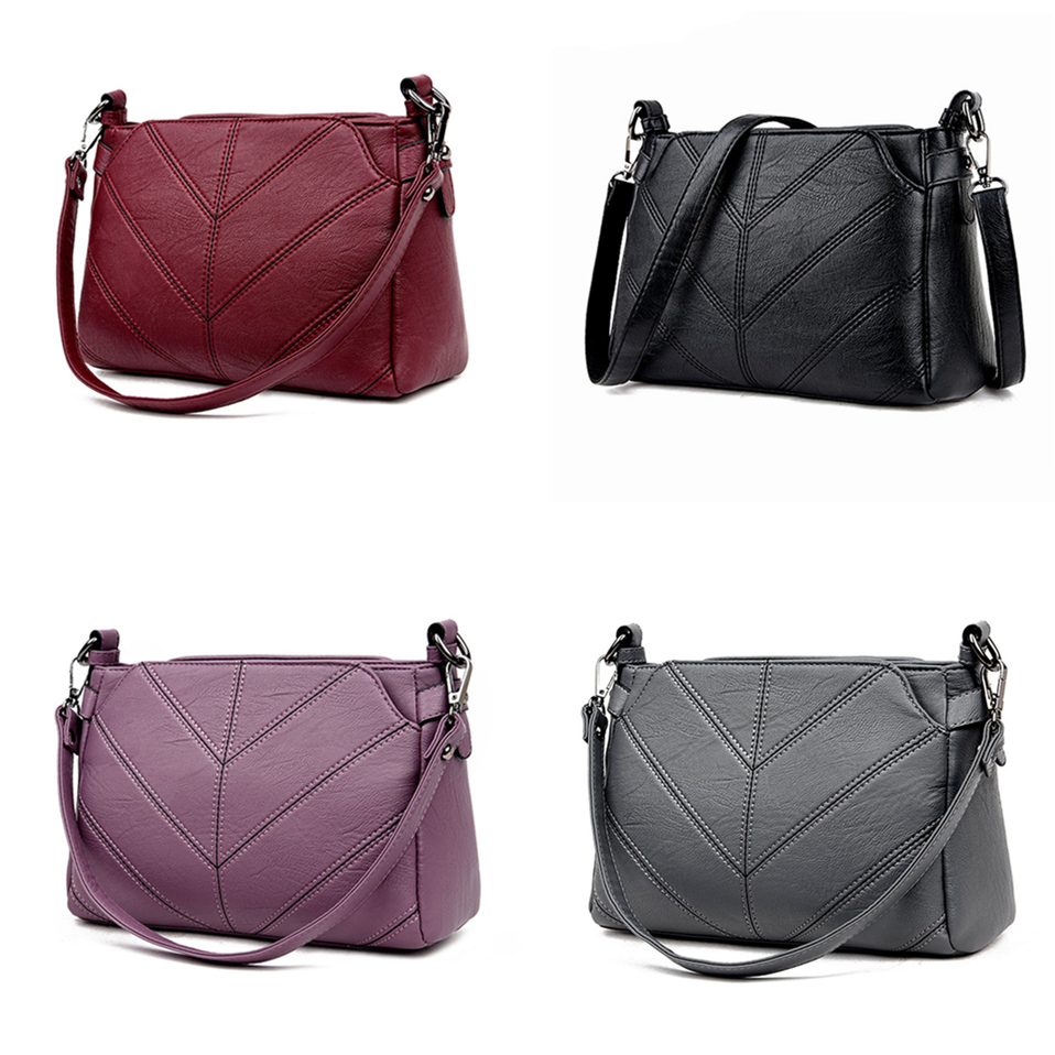 Medium-aged ladies'bags with oblique handbags New type of bags, single shoulder bags, recreational ladies' mothers'large capacity oblique straddle bags, 2019