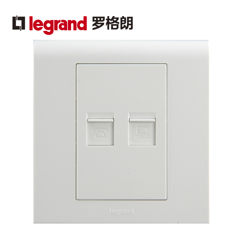 Legrand switch socket panel phone computer socket K5 classic white wall power module 86 signal
