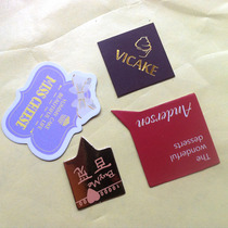 Baking Cake Inserts custom cards 300 gr Double copper paper Inprint single-sided manufacturer Profiled Color Signage Print