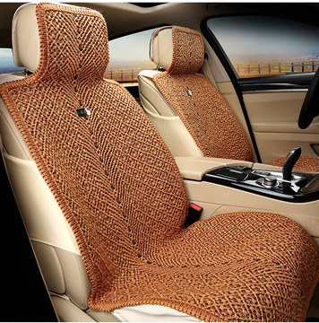 冰天夏季冰丝汽车坐垫新款手编凉垫全包座垫专车专用垫套四季通用