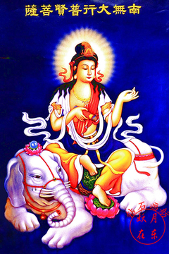 diy钻石画方钻满钻佛像南无大行普贤菩萨贴钻画十字绣钻石绣 包邮