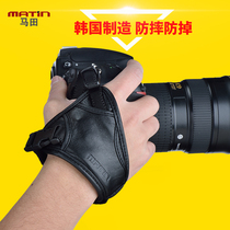 South Korea Imported Mattian Single Anti-Camera Hand Wristband Genuine leather Nikon Canon Versatile Accessories Hand Rope Breathable Anti-Lose