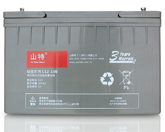 SANTAK Shante UPS Uninterruptible Power Supply Lead-acid Battery 12V100AH Castle Series C12-100