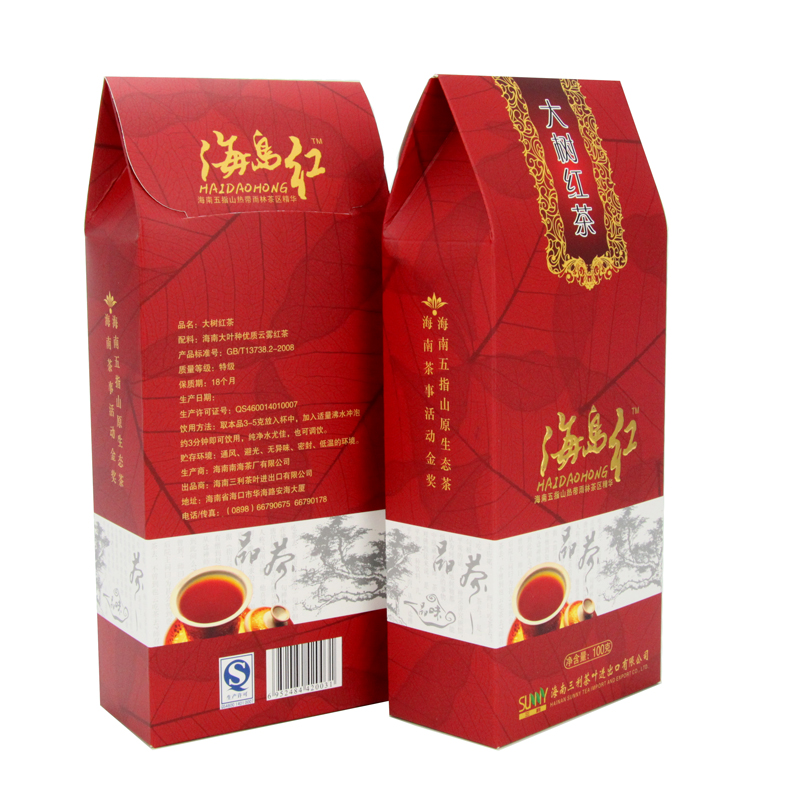 Sanli Island Hongda Tree Maofeng Hainan Wuzhishan Black Tea Super-large Leaf Kungfu Black Tea 100 grams package