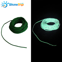 ShineTrip Outdoor tent wind rope Reflective wind rope Tied rope Clothesline Nylon rope 2 5mm15 24 meters