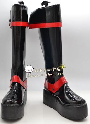 taobao agent Exorcism Gray Youth (DGM) Kangtian You Third Generation (Black Red Edition) COSPLAY Shoes COS Shoes Customization