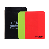Spot STAR Sida professional red and yellow card referees use a set of red and yellow cards with recording paper SA210