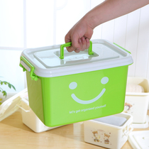 Extra large plastic storage box clothes processing box thick clearance large storage box covered clothing storage box