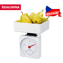 Czech tescoma household spring scale mechanical kitchen weighing square plate weighing plate scale 5KG load bearing