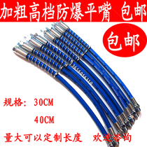 Long butter gun hose butter gun nozzle butter gun head steel wire tube butter nozzle flat head butter nozzle flat head grease tube