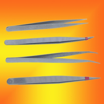 Cost-effective stainless steel pointed tweezers small hardware pliers multi-purpose straight elbow tweezers 12 5cm
