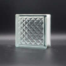 Jinghua brand hollow glass brick factory direct craft decoration home building materials small flower Plaid