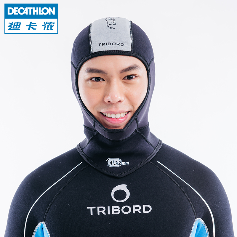 Dikanon Diving Sports Equipment Warm Diving Cap Headgear Adult Winter Swimming Snorkeling Cap Sunscreen SUBEA