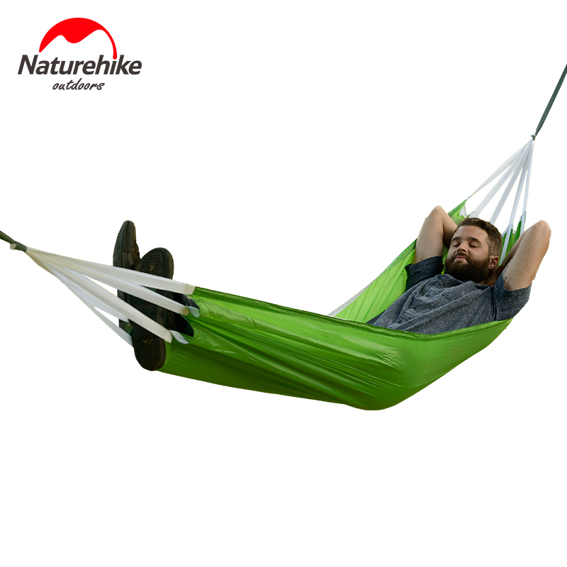NH hammock outdoor camping double rope canvas hammock Indoor dormitory single leisure swing bedroom hammock