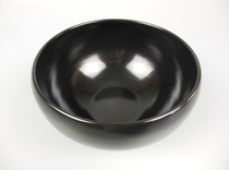 Tang Meiji Japanese black lacquer bowl wooden wooden lacquerware bowl monk Buddha Bowl