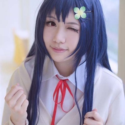 taobao agent Blue wig, cosplay