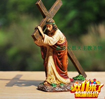  Home Car Church decoration Catholic holy Things Jesus backs the cross and adds mountains