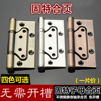 Solid 304D stainless steel primary-secondary hinge muted bearing letters foldout butterfly loose leaf hinge 4 inches 3 0 thick