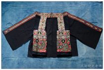 Leishan Miao century old embroidered clothing Miao top Miao embroidery original ethnic clothing wrinkle embroidery E05