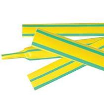  Environmental protection high-quality Yili brand yellow and green two-color heat shrinkable sleeve Ф35 insulated shrinkable tube 35MM 25m roll