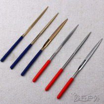 Diamond file silver titanium plated diamond stone file sharpening stone 180X 5MM 150 mesh sand dune outdoor