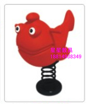 Factory direct childrens toys Animal rocking horse spring rocking music Jumping fish rocking music Outdoor playground rocking music
