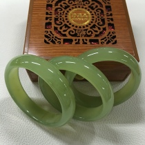 Natural jade bracelet dark green jade bracelet live room leak send high-grade gift box caliber 53 to 65