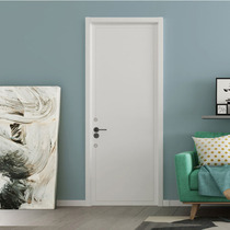  TATA wooden door Simple fashion interior door Bedroom room door Solid wood composite paint-free custom wooden door