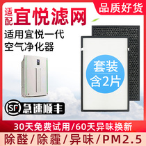 Suitable for perfect Yiyue 1st generation 2nd generation air purifier two filter elements PKJ-GT200 filter KJ600F-B01