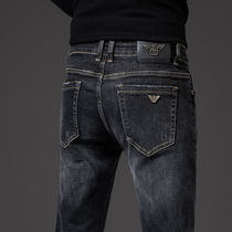 Hong Kong Tide Brand High-end Chiamania Jeans Men's Fall Winter Stretch Feet Europe Station Joker Luxury Goods
