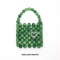 (Clearance giant discount) spot SALAD DAYS new Chinese style Jade Love totem handmade beaded bag