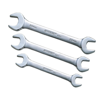Power lion tool mirror open-end wrench 6-36MM double head wrench fine throw double Open dual-purpose wrench