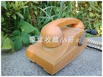 Old-fashioned hand-cranked magnet telephone HD272 antique landline generator yellow spicy fish film props nostalgic retro
