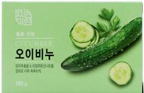 Korean imported cucumber soap to remove blackheads and shrink pores blemish cleansing soap 100G