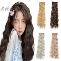Wool roll wigs corn hot long curly hair one piece of egg roll retro Port wind hair piece fluffy natural