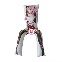Inflatable gun rack type pillow full body anime name flying cup masturbation inverted model adult sex male products doll large