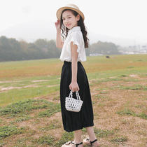 Trendchild Clothing Girl Net Red Ocean Gas Suit Summer 2022 New Children CUHK Child Summer Clothing Trendy Two Sets