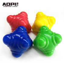 Hexagonal ball sensitive response ball football basketball table tennis childrens agility speed training multi-directional rebound change ball