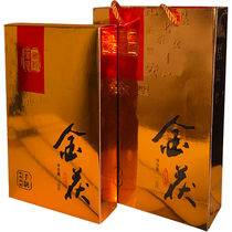 Black tea Anhua black tea golden flower Fu brick tea hand built 8 years Chen Jinfu Hunan Anhua black tea Fu brick tea