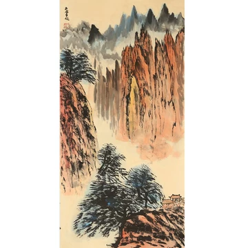 李可染山水画-李可染山水画促销价格、李可染山水画品牌- 淘宝