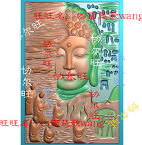  Carved figure jdp grayscale figure bmp relief figure Jade carving figure Ten thousand Buddhas Zhaozong Buddha head worship Buddha