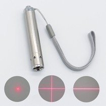 Mini cross dot infrared laser flashlight laser light device positioning student coach charging pen