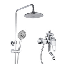 Nine-Shepherd-One-Push Descaling Booster Air Energy Shower Shower Head Hard Tube Shower 36355