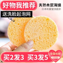 Japanese Waido and Aitang face wash sponge round face wash face cleanser puff delicate antibacterial deep clean natural
