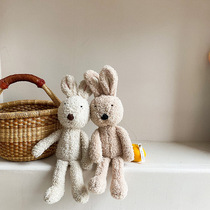 Chenchen Tong Cang childrens Girls cute doll toy rabbit cartoon plush doll cute birthday gift