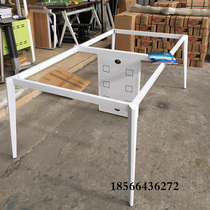 Conference table foot metal office table frame new diamond table leg bracket staff card position computer desk shelf can be customized