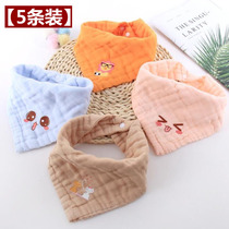 Saliva Towel Baby Pure Cotton Walled Mouth Spring Autumn Winter Newborns Headscarf Children Scarves Around Baby Triangle Towels