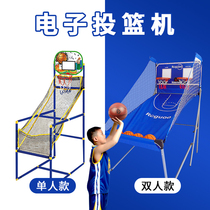 Basketball machine Basketball machine trainer Childrens basketball rack Indoor game adult household electronic multi-function basketball machine