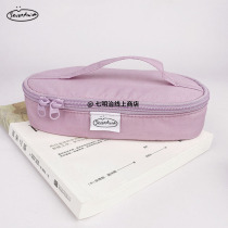 Seven Meiji Online Shop Sevendwich Early High School Personality Creative Large Capacity Lead Pencil Case Pen Bag Cashier Bag